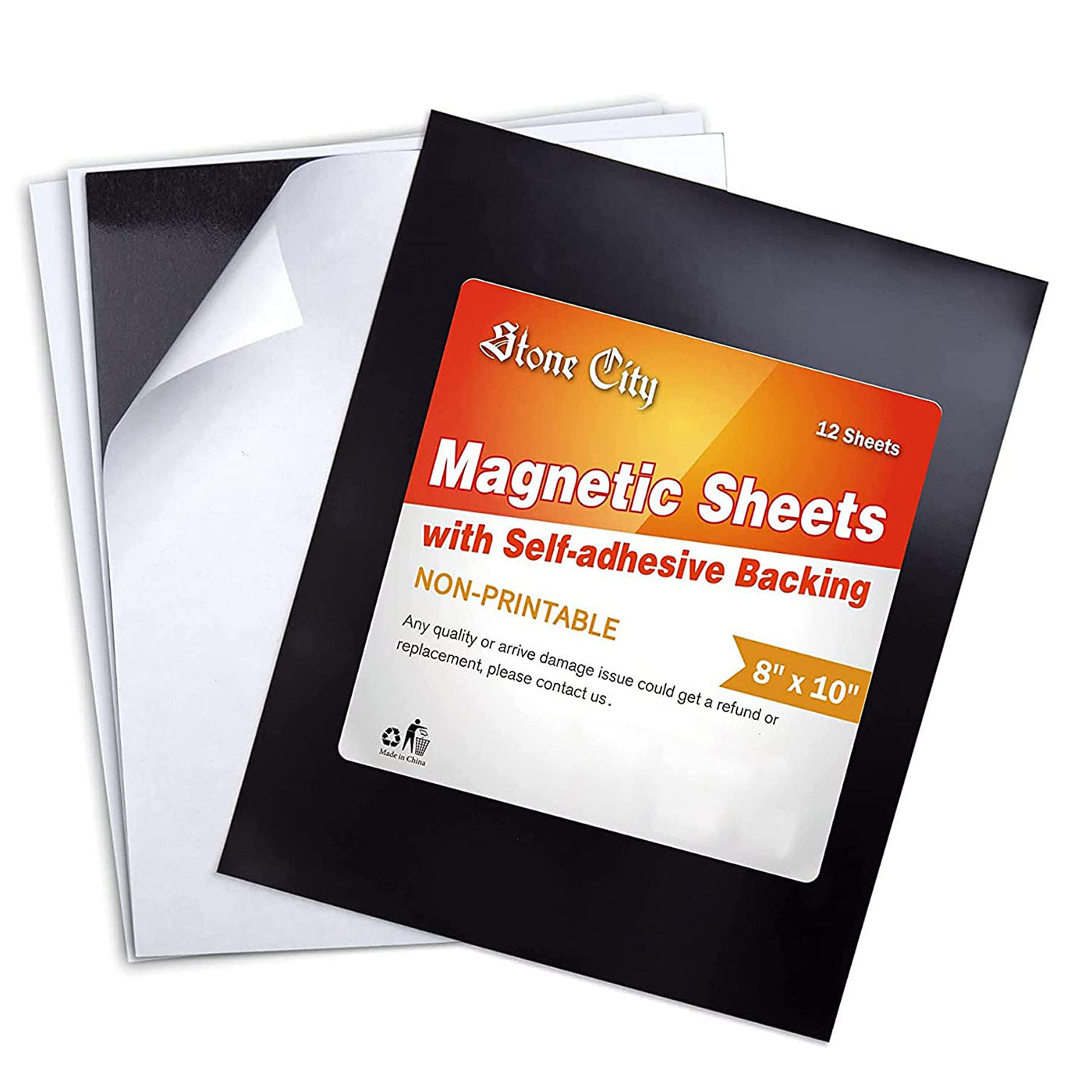 Stone City Magnetic Adhesive Sheets with Self Adhesive Backing 26 Mil –  koalagp