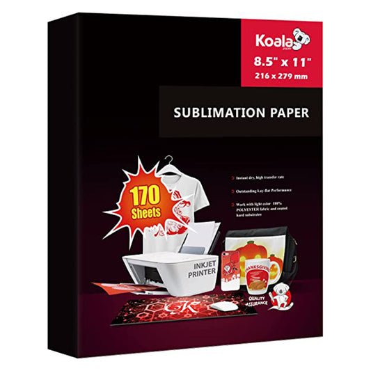KOALA Sublimation Paper 100gsm for Inkjet Printer 170 Sheets