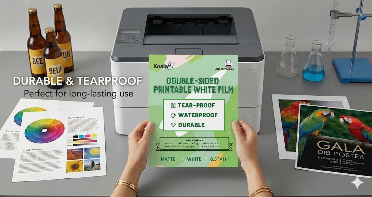 Why This Waterproof & Tearproof Film is a Game-Changer for Laser Printer Owners