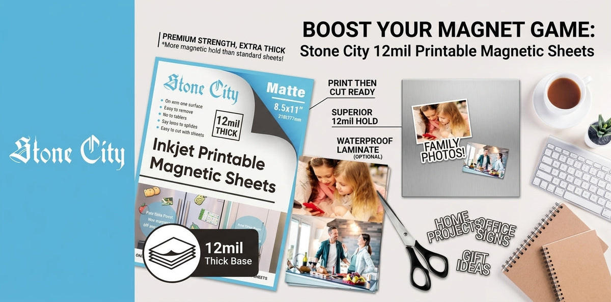 How to Create Custom DIY Magnets with Stone City Printable Magnetic Sheets?