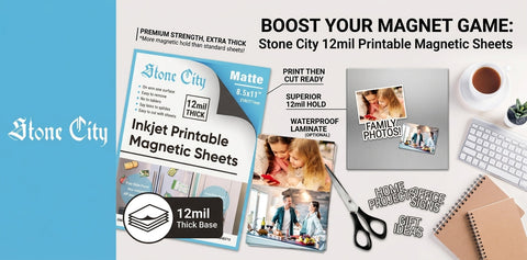 How to Create Custom DIY Magnets with Stone City Printable Magnetic Sheets?