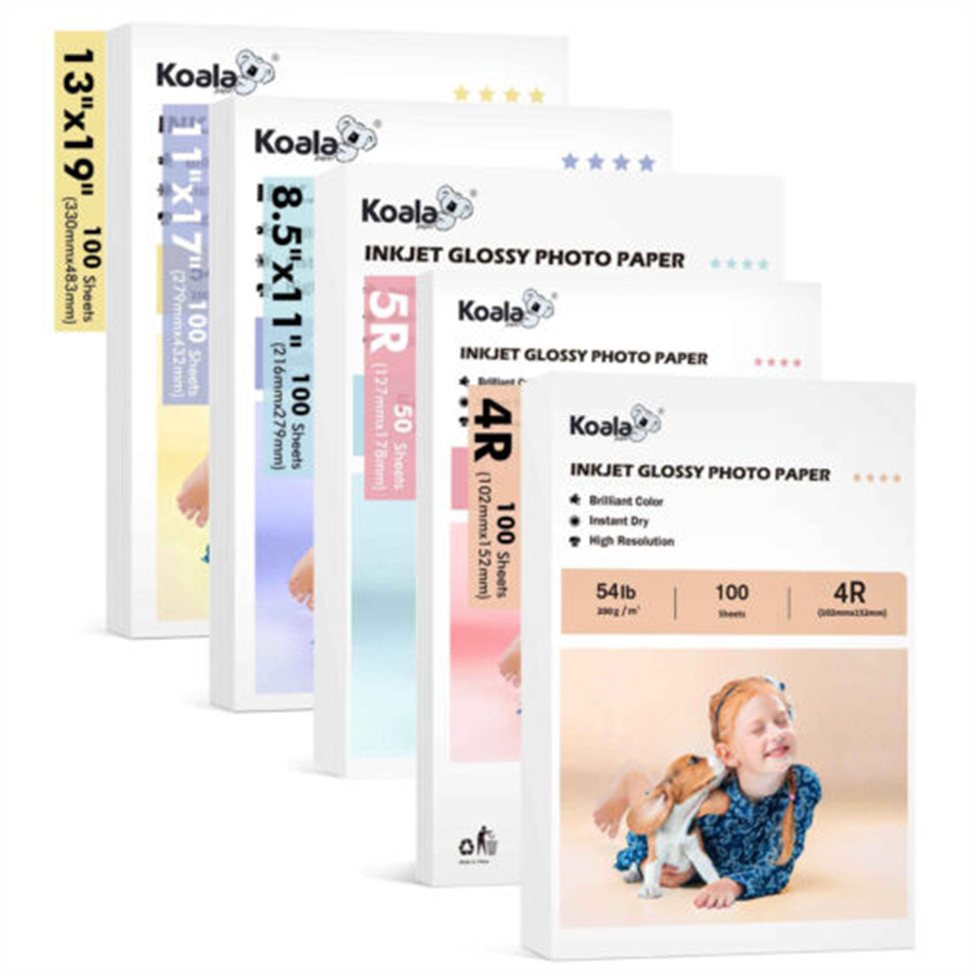 Koala Inkjet Glossy Photo Paper Used For All Inkjet Printers 200gsm