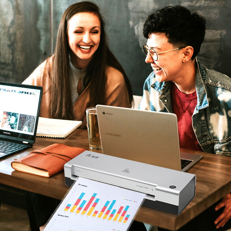 ASUB A4 Laminator Thermal Laminating Machine + 20 Pouch + Corner Roun