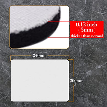 A-SUB Sublimation Mouse Pad Blanks for Heat Transfer Printing 9.4x7.9x0.12 Inches 11PCS