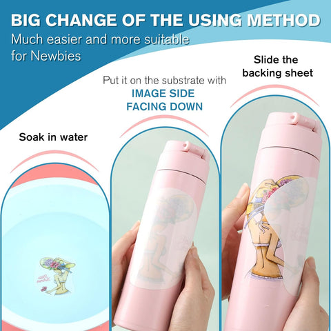 Koala Waterslide Decal Paper Combo -Inkjet White & Clear No Spray Needed, 45 Sheets, 8.5"x11"