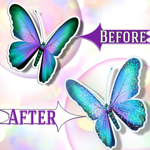 Koala Clear Self-Adhesive Laminating Sheet Holographic Vinyl Sticker Paper A4 5PK