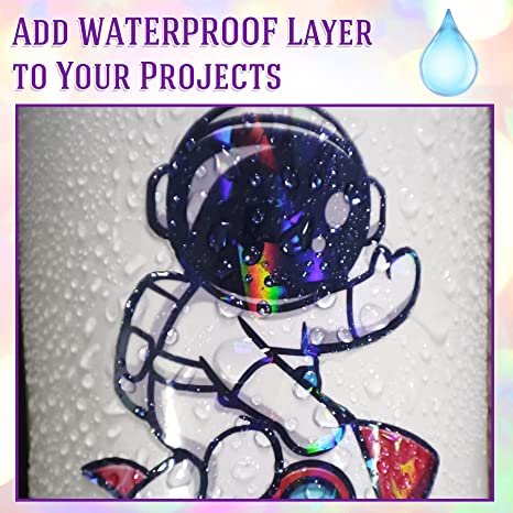 Koala Self Adhesive Laminate Sheets Transparent Waterproof Holographic A4 25 Sheets