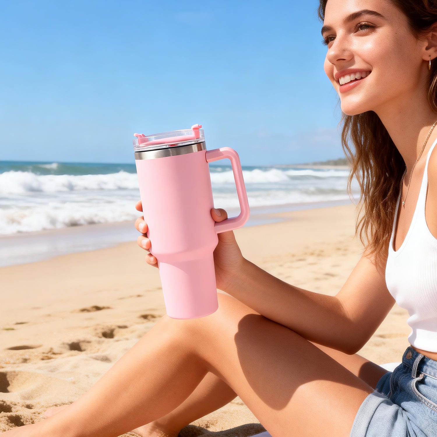 A-SUB Pink Insulated Tumbler Blank for UV DTF Printing – koalagp