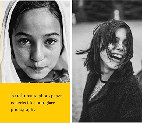 Koala Double-side Matte Photo Paper 8.5X11 Inches Compatible with Inkjet Printer 48lb 180gsm