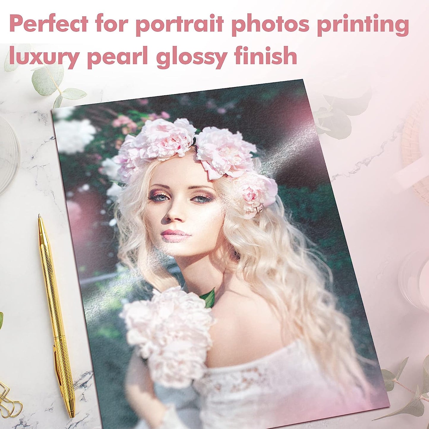 Koala Pearl Glossy Inkjet Photo Paper 8.5X11 Inches 30 Sheets for Inkjet and Laser Printer Use DYE INK 48lb 180gsm