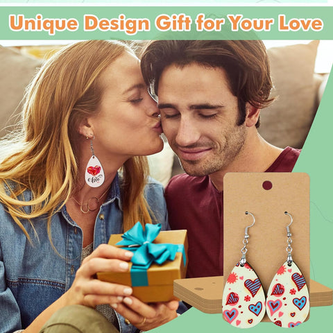 Koala Sublimation Earring Blanks MDF Bulk Pack for Sublimation - 50 Pcs