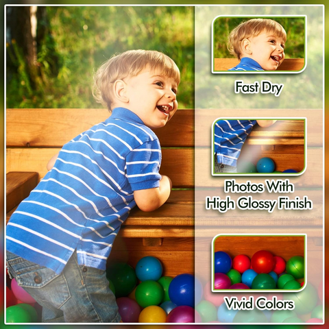 Koala Double-Sided Glossy Inkjet Paper – 32lb (120gsm), Ideal for Flyers & Brochures, 100 Sheets