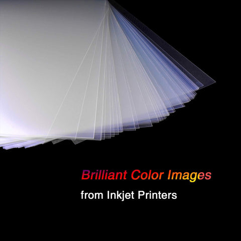 25x Print4Life OHP-Folien A3 – Klar Transparent, Spezialbeschichtet Für Inkjet-Drucker – 100 µm