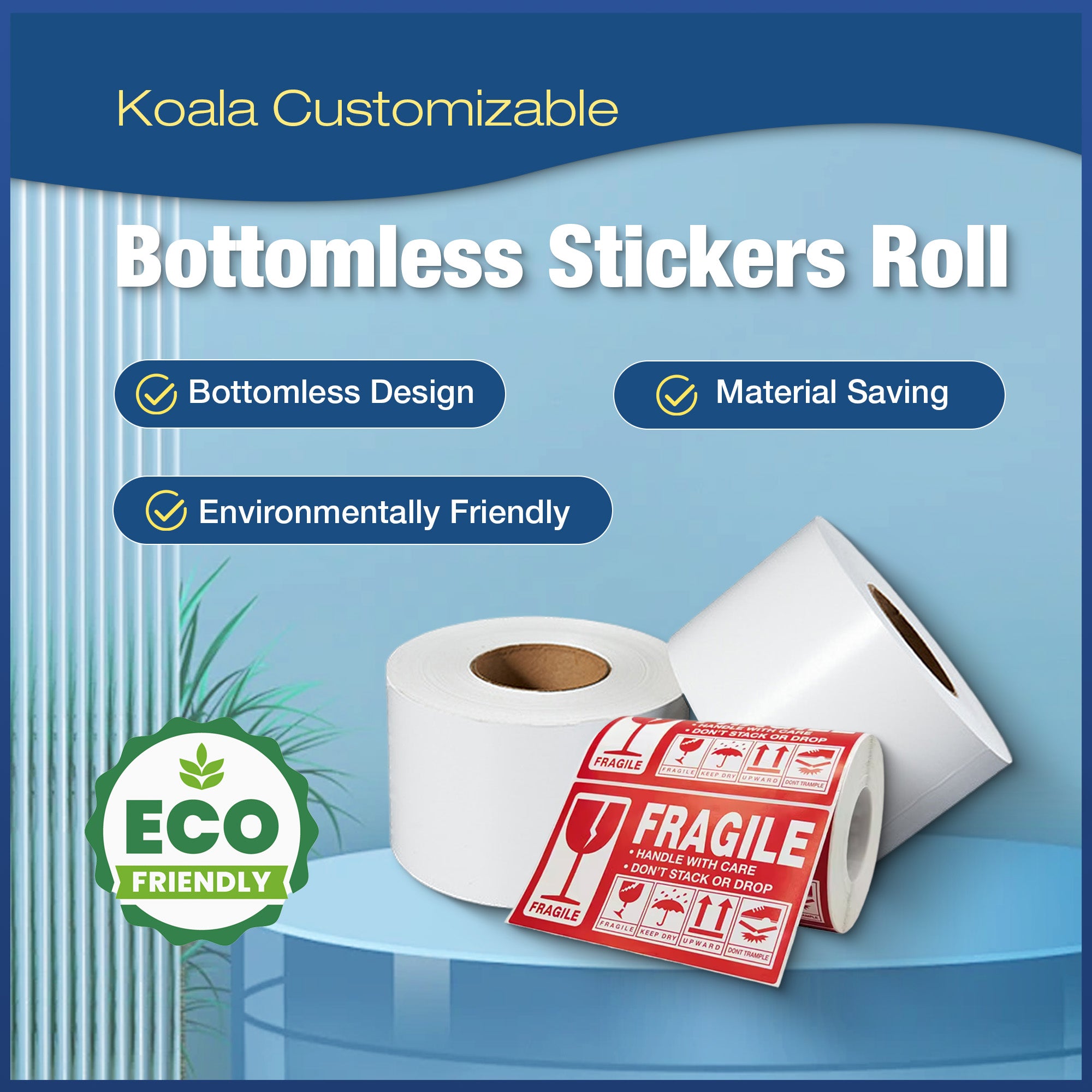 Customize Bottomless Stickers Roll – koalagp