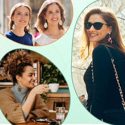 Koala Sublimation Earring Blanks MDF Bulk Pack for Sublimation - 50 Pcs