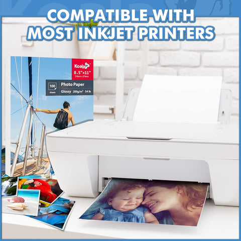 Koala Thin Matte Coated Printer Paper 100 Sheets 13x19...