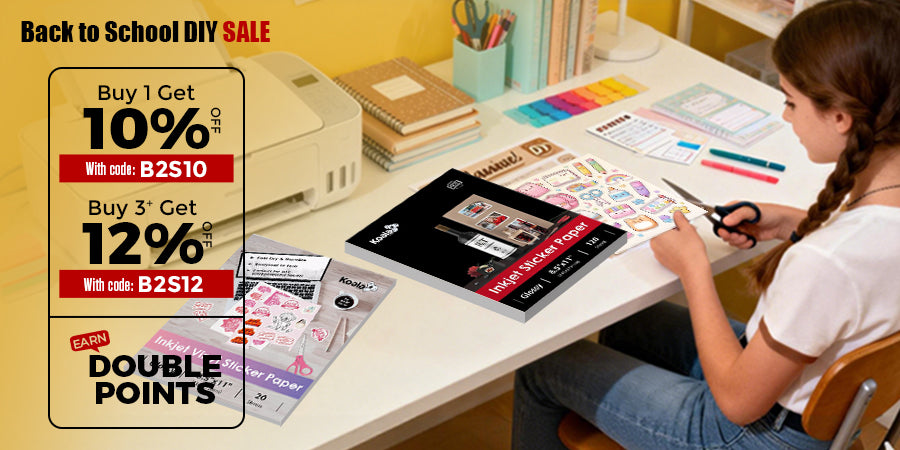 Koala 72lb RC Satin Photo Paper – 50 Sheets, Inkjet Compatible