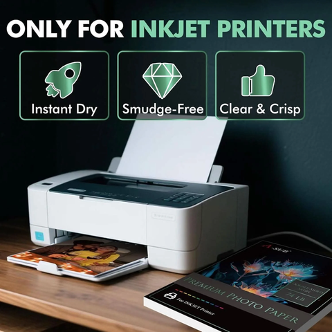 A-SUB Premium Double-Sided Satin Inkjet Photo Paper 74lb 280gsm 11x17 inches 50 sheets