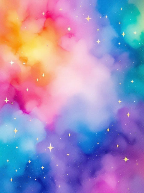 Colorful Galaxy Background - JPG