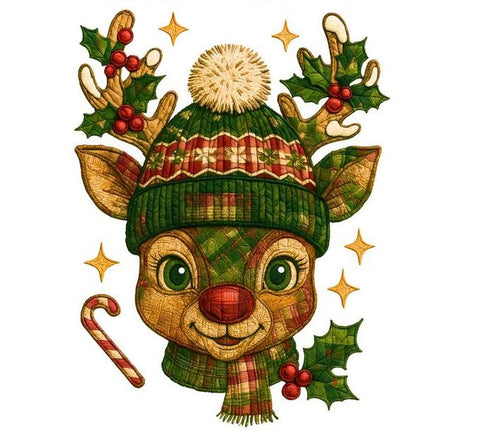 Festive Reindeer - JPG
