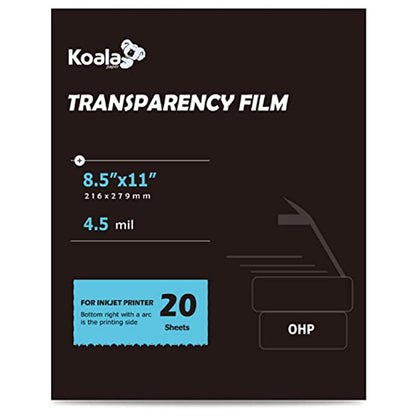 Koala OHP Film for Inkjet Printer 20 sheets