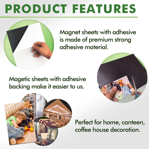 Koala 8.5"x11" Photo Magnet Bundle - Koala Glossy Inkjet Photo Paper 30lb 100 Sheets & Stone City Magnetic Adhesive Sheets 12 sheets