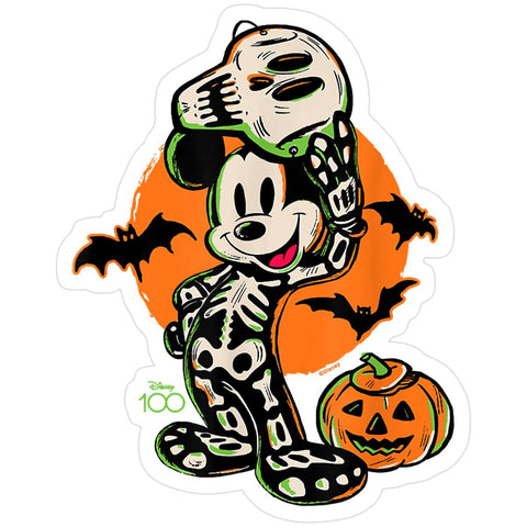 Mickey Mouse Halloween Skeleton - JPG