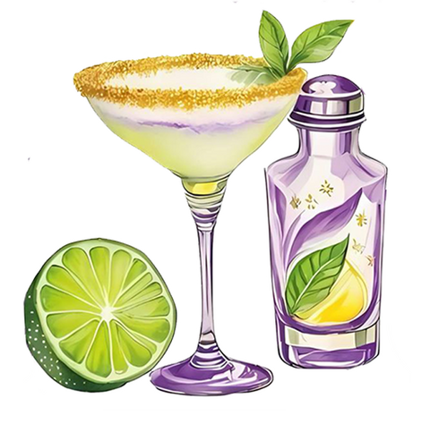 Purple Cocktail - PNG