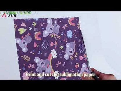 A-SUB Clear Sublimation Vinyl for Cotton Shirts 12"x10FT