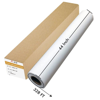 A-SUB Sticky Sublimation Paper Roll 100g 44" X 328'