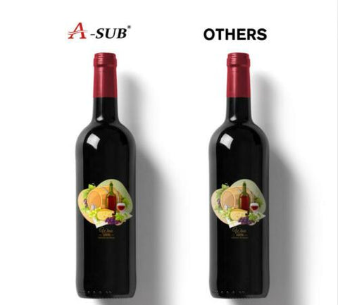 A-SUB Glossy Waterproof Printable Vinyl Label Sticker Paper for Inkjet Printer 8.5x11 Inches 25 Sheets