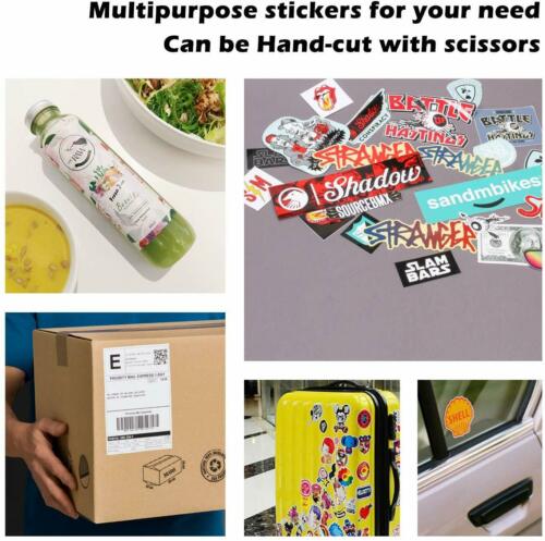 Koala Printable Glossy Sticker Paper 20 Sheets 8.5x11 For Inkjet & Laser – 36lb